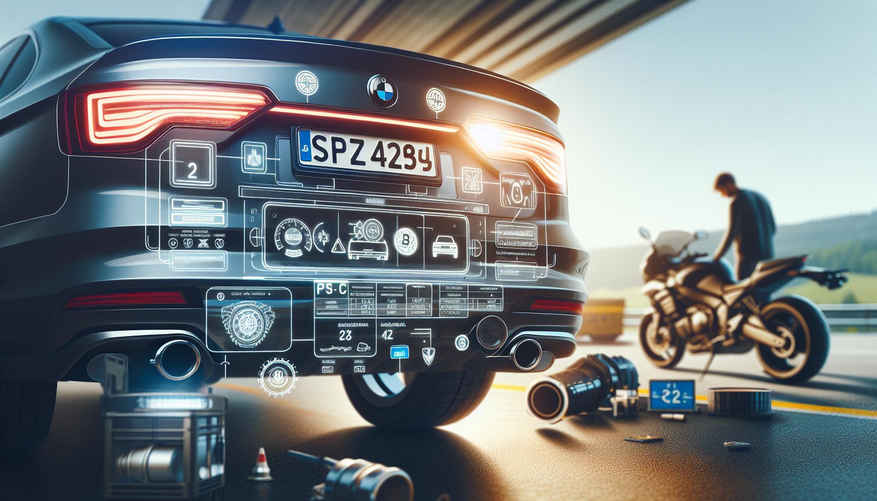 BMW E90: Jaká je funkce osvětlení SPZ?