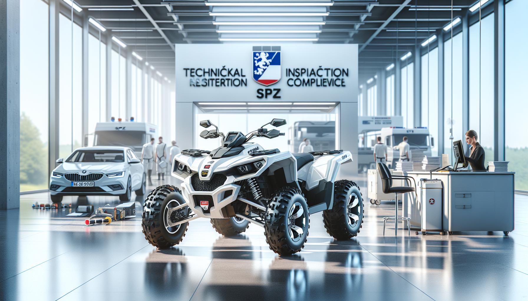 Can Am 570ccm3 bílá SPZ 2018: Registrace čtyřkolky