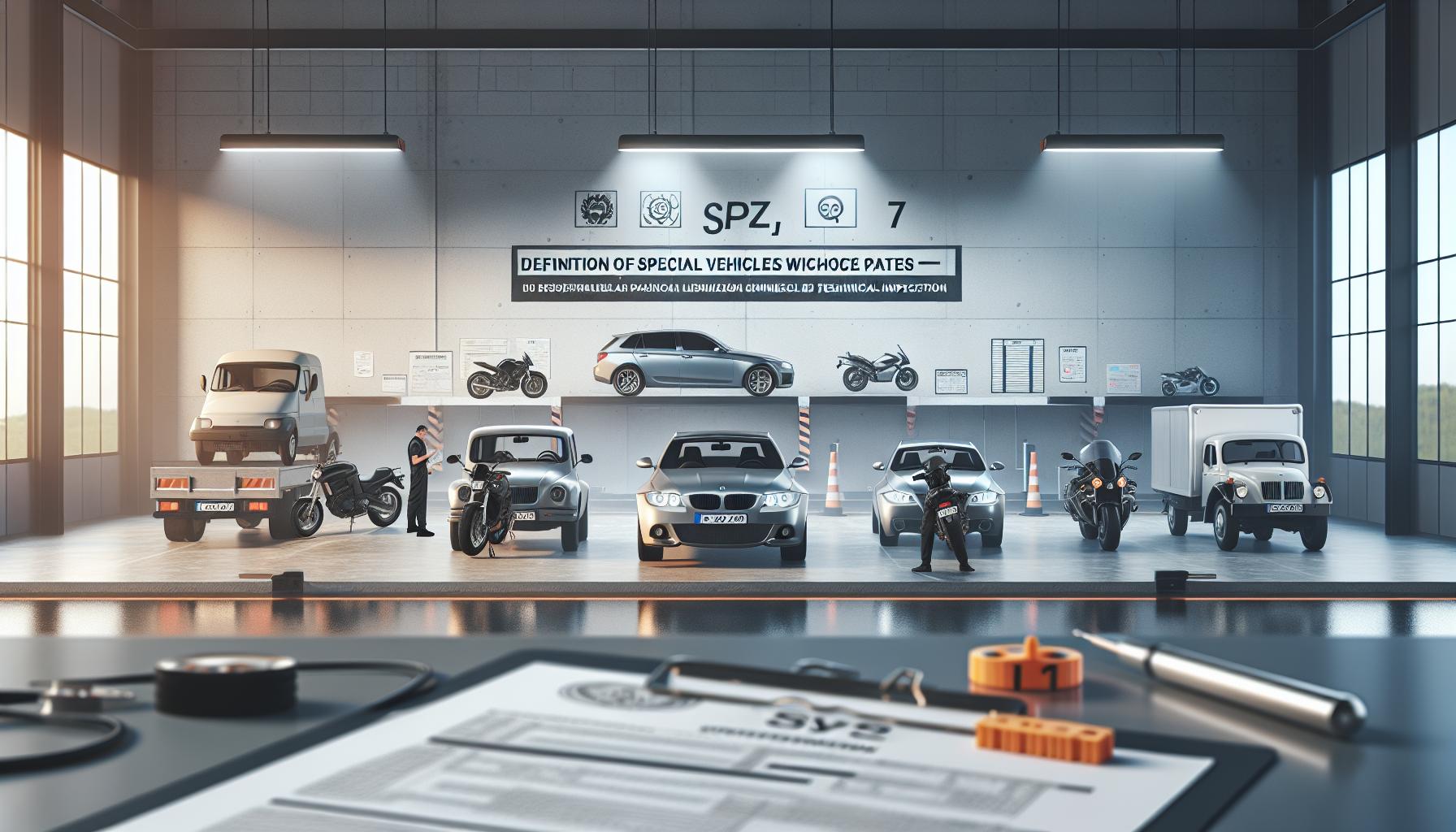 Definice speciálních vozidel bez SPZ