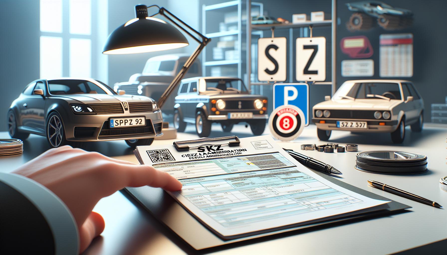 Důležité dokumenty pro registraci SPZ