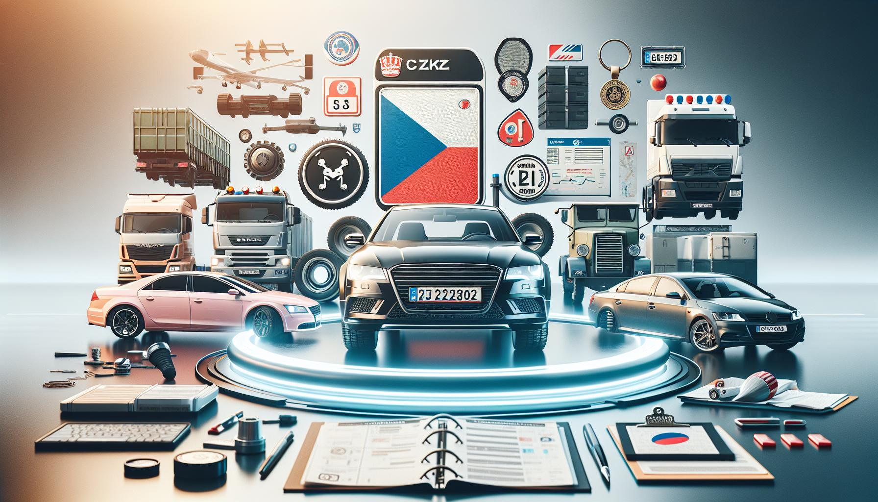 Důležitost barvy kabelu SPZ pro registraci vozidla