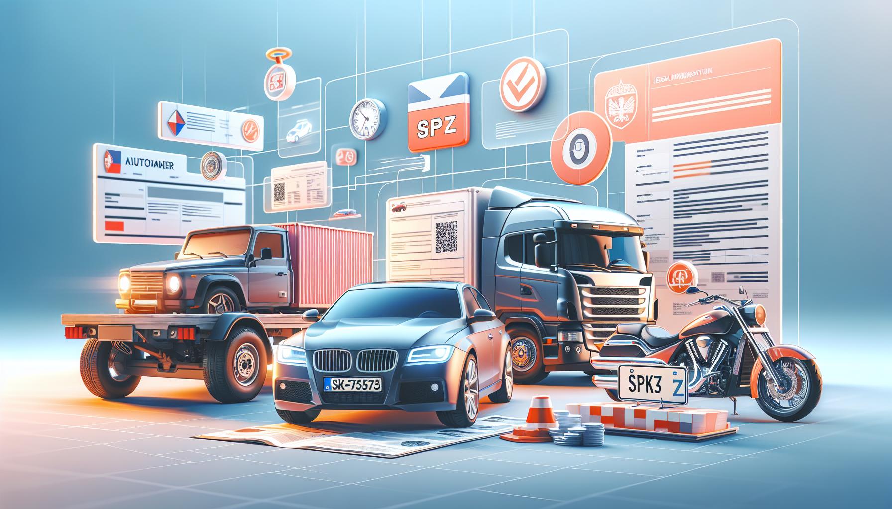 Dokumenty potřebné k dovozu vozidla do ČR