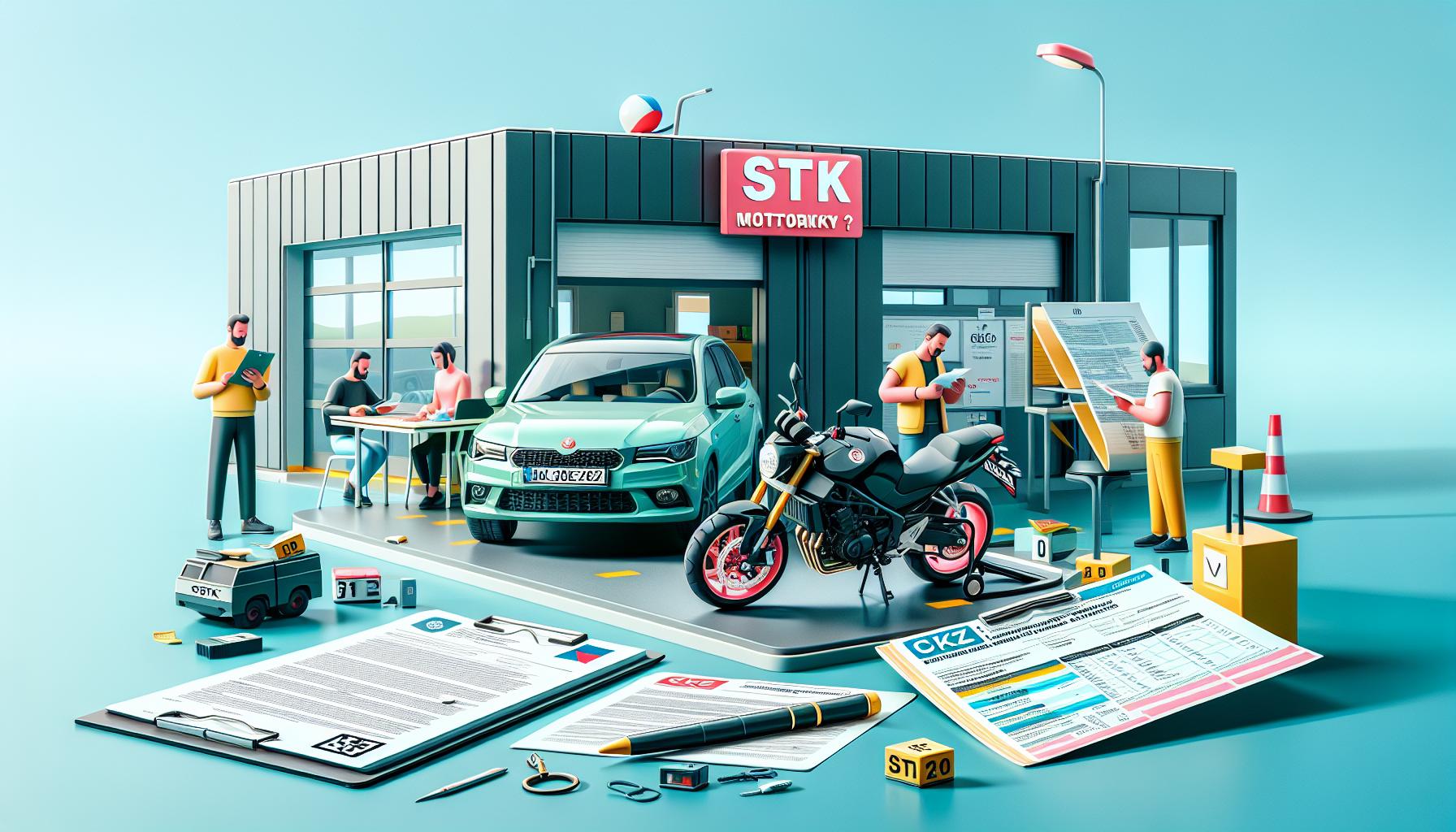 Jaké dokumenty potřebujete na STK motorky?