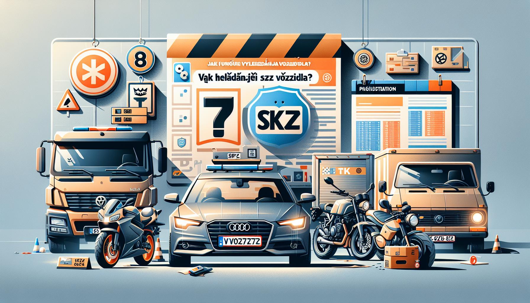 Jak funguje vyhledání SPZ vozidla?