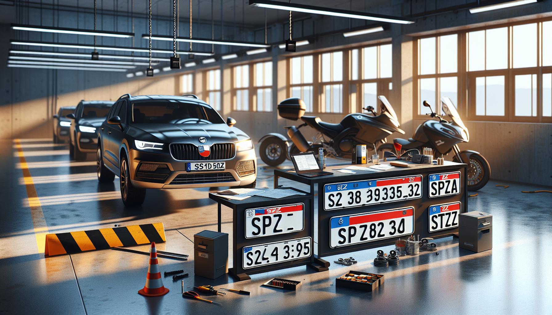 Jaké jsou možnosti upevnění SPZ bez rámečku?