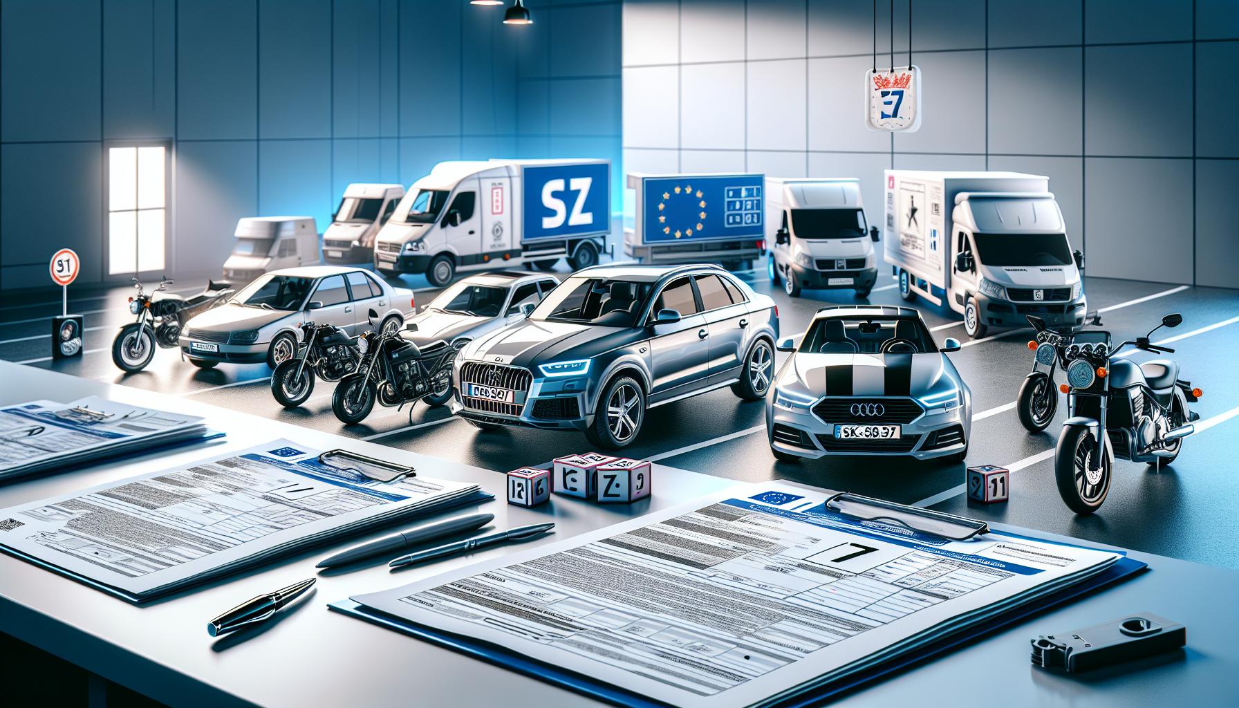 Kde zakoupit převozní značky na dovoz auta z EU