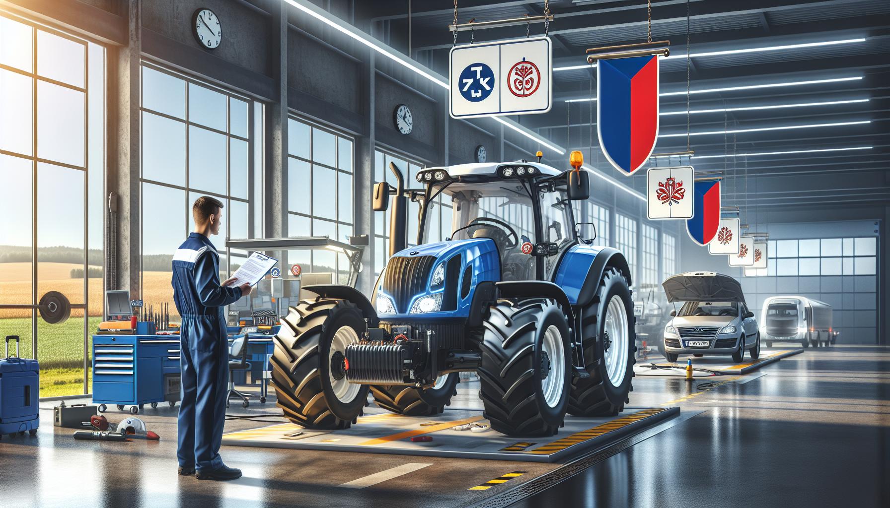 Co potřebuji na STK traktoru? Přehled povinností pro zemědělce 3 Krok-za-krokem: Příprava traktoru na STK