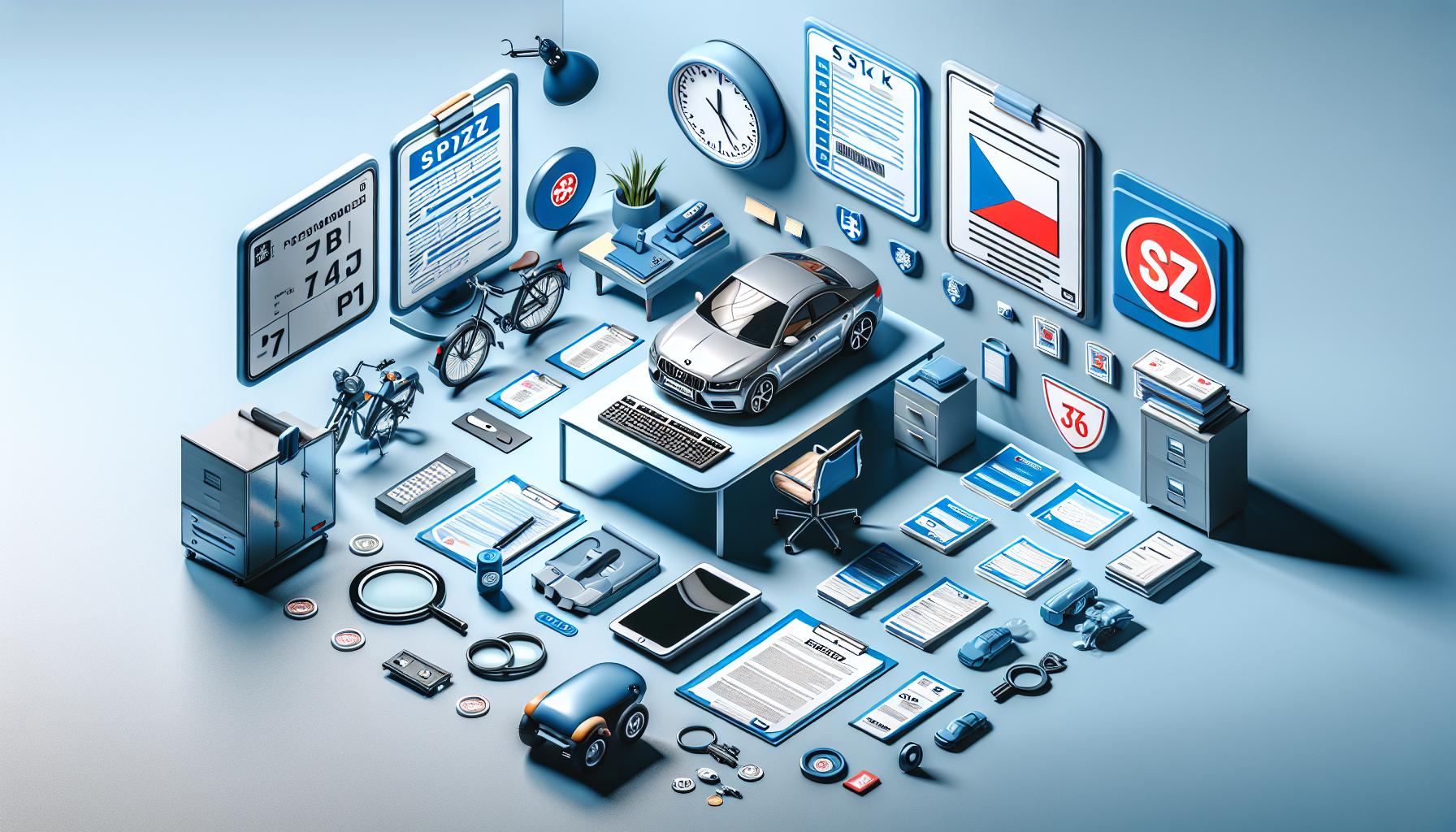 Potřebné dokumenty pro převozní značky