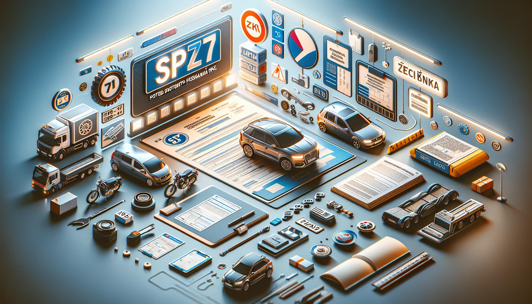 Potřebné dokumenty pro získání SPZ