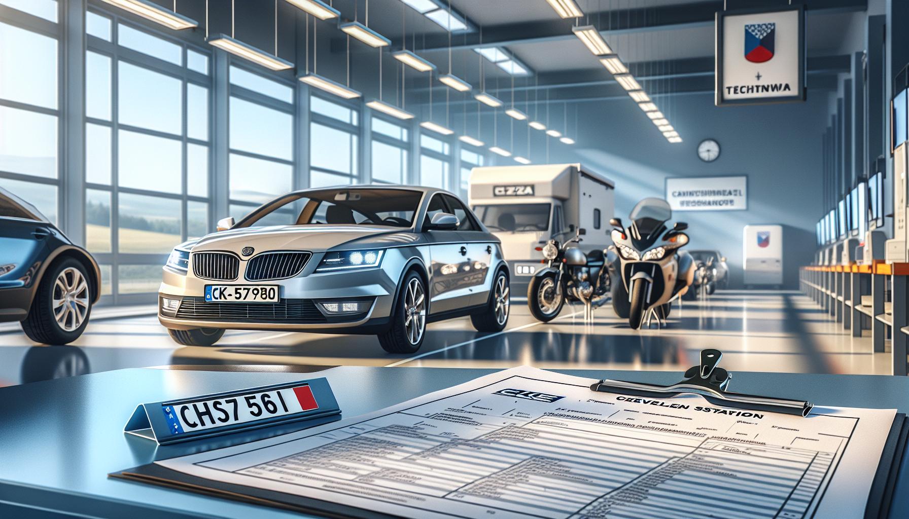 Příprava na první návštěvu STK