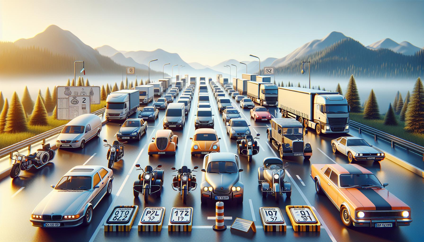 Pravidla pro použití převozní značky na silnici