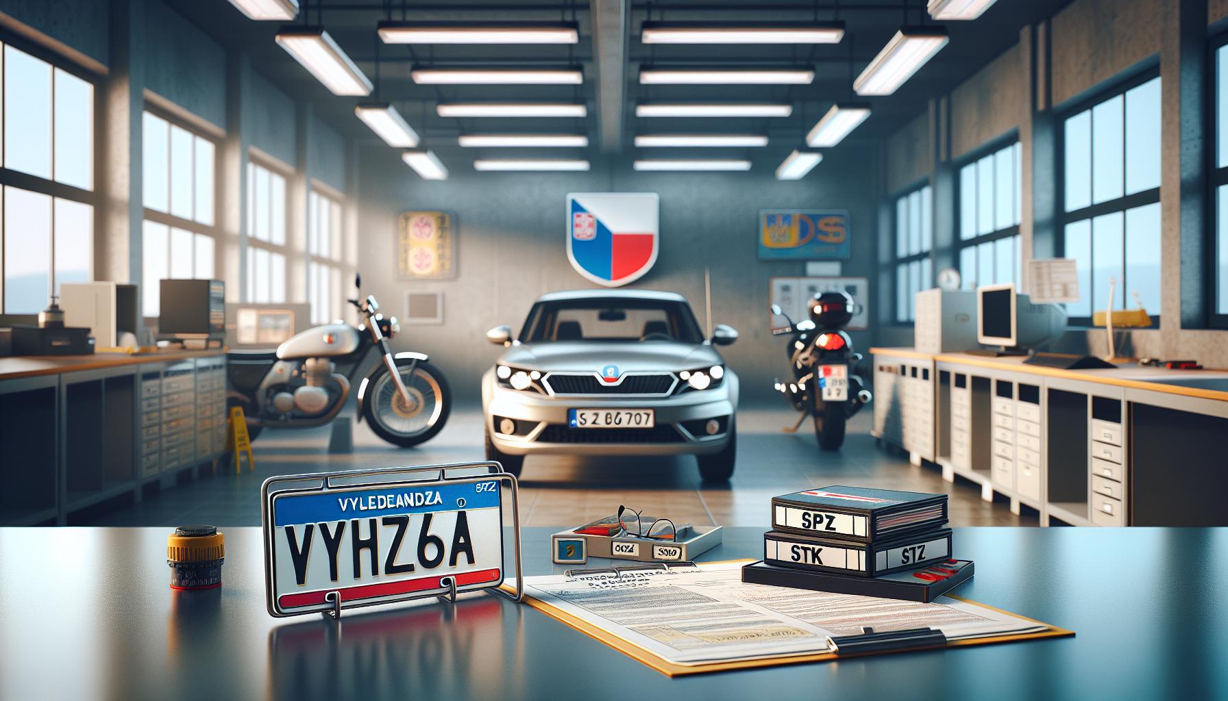 Vyhledání ztracené registrační značky