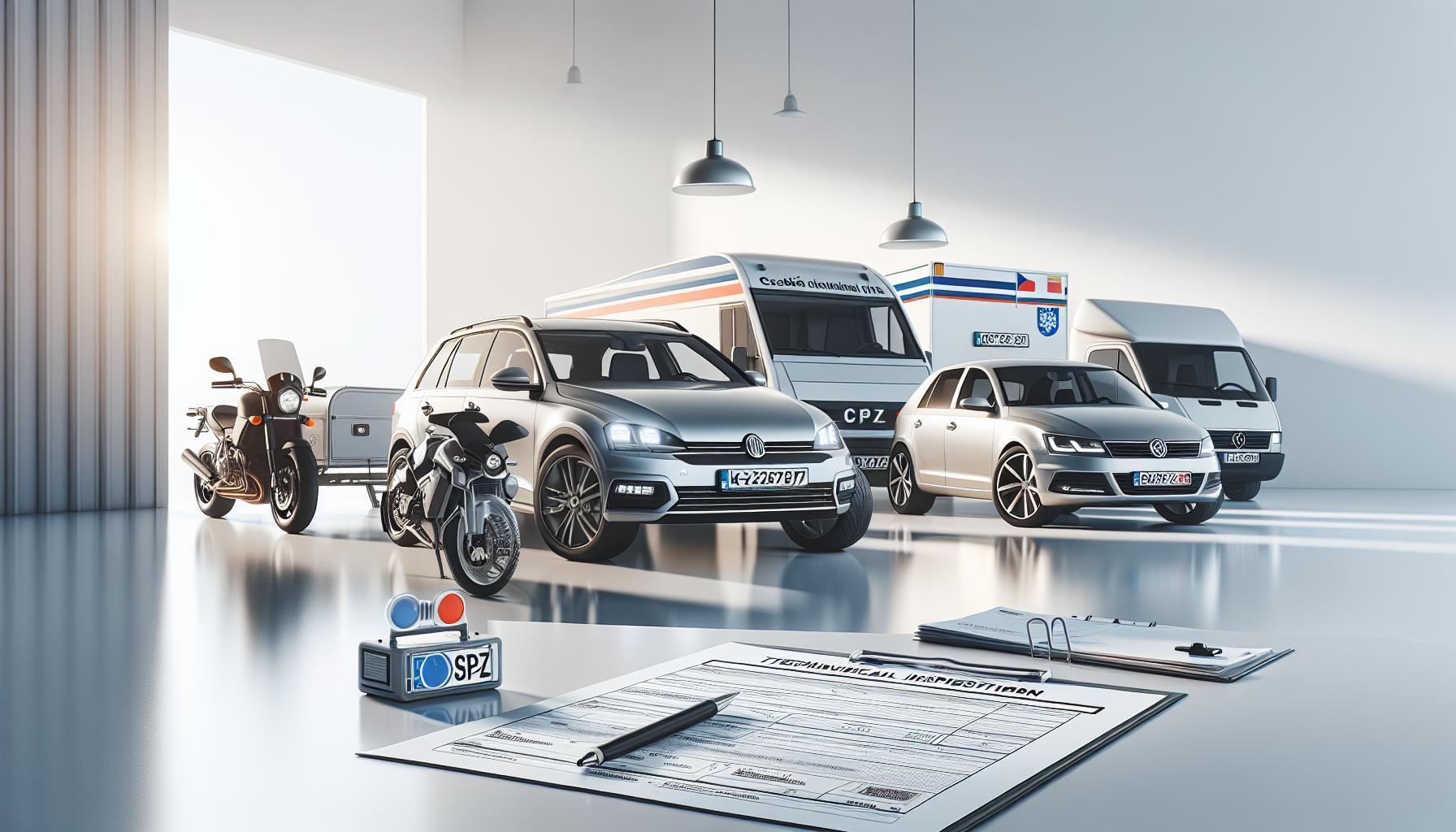 Co zahrnuje evidenční kontrola vozidla?